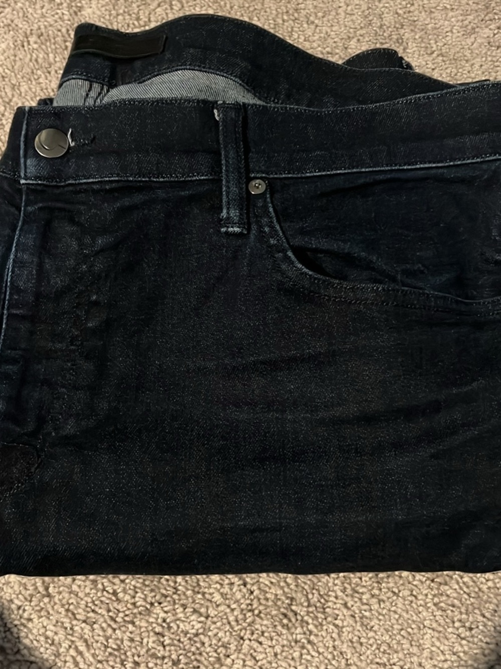 Brixton Men's Slim Straight Dark Indigo Jeans